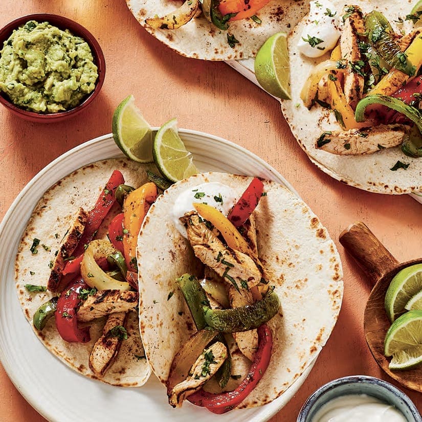 Fajitas au poulet