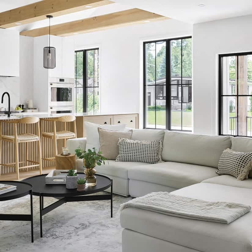 Maison contemporaine au style farmhouse revisité