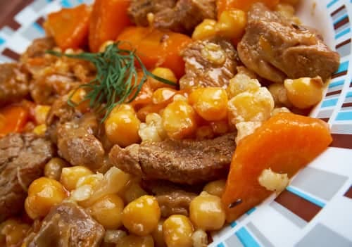 Chili au boeuf et aux pois chiches