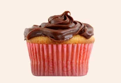 Petits gâteaux au citron, glaçage au chocolat