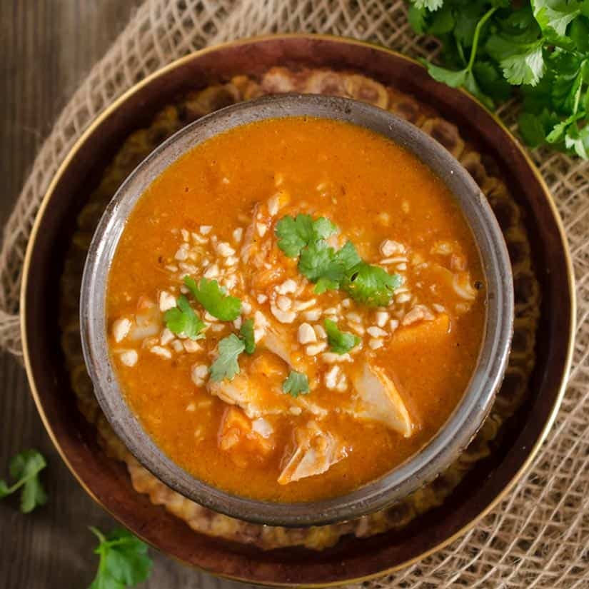 Poulet sauce crémeuse au beurre d’arachides