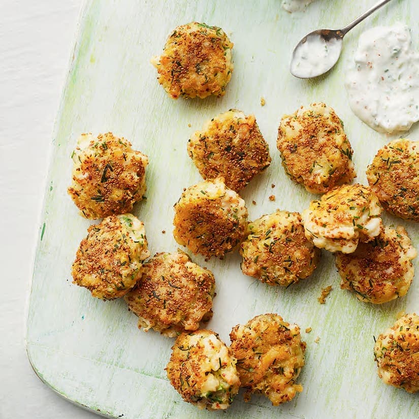 Croquettes de crevettes à la ciboulette