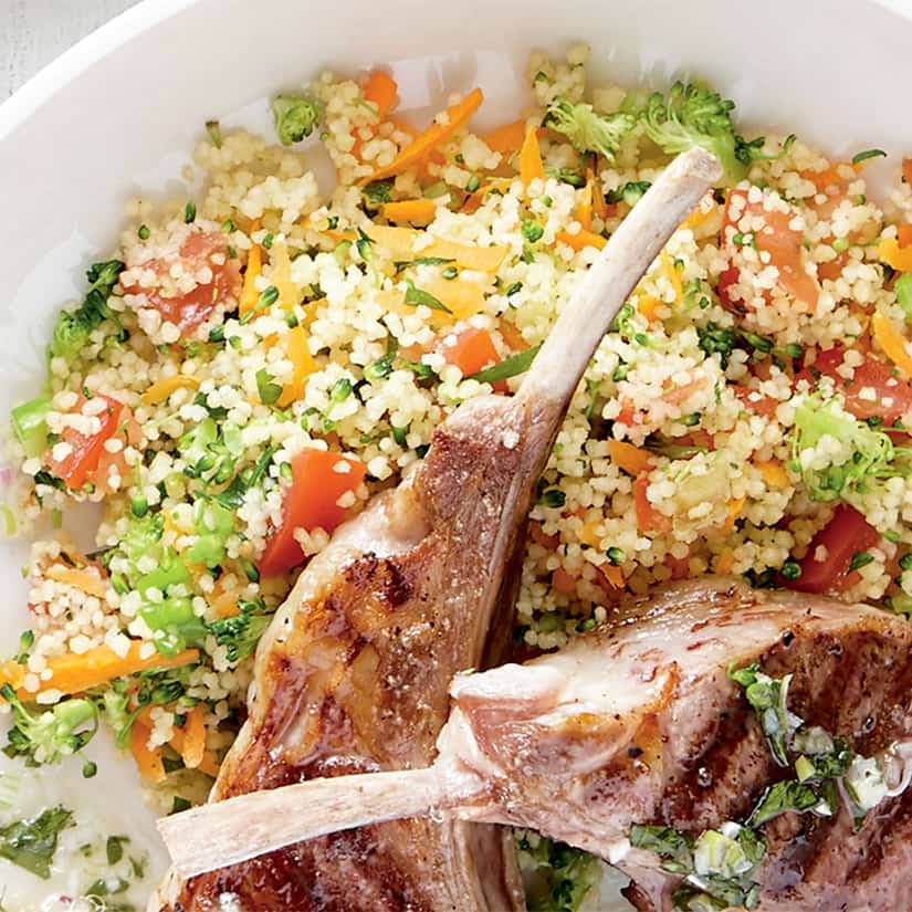 Salade de couscous aux légumes