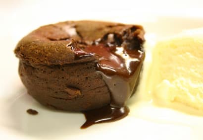 Petits soufflés au chocolat