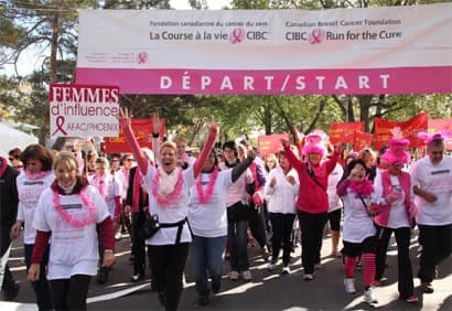 Cancer du sein: 5 événements pour la cause