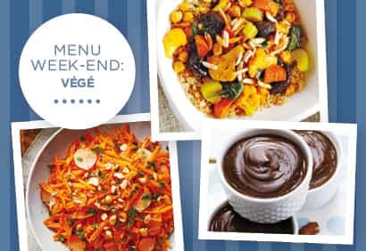 Menu week-end: 100% végé