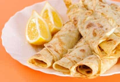 Crêpes à la vanille