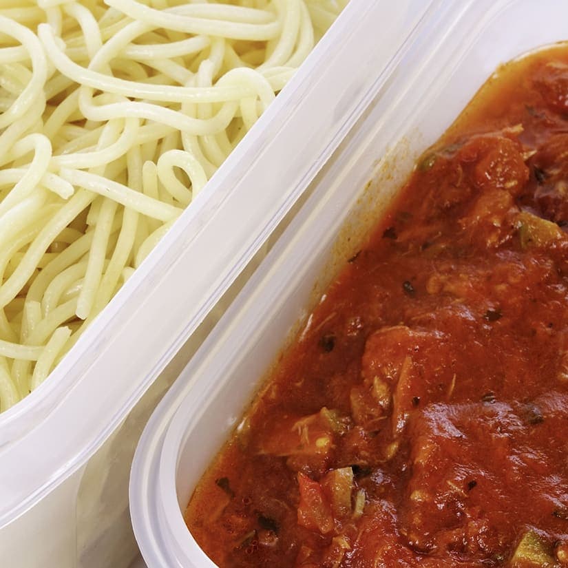 Ne gardez pas la sauce dans un plat de margarine