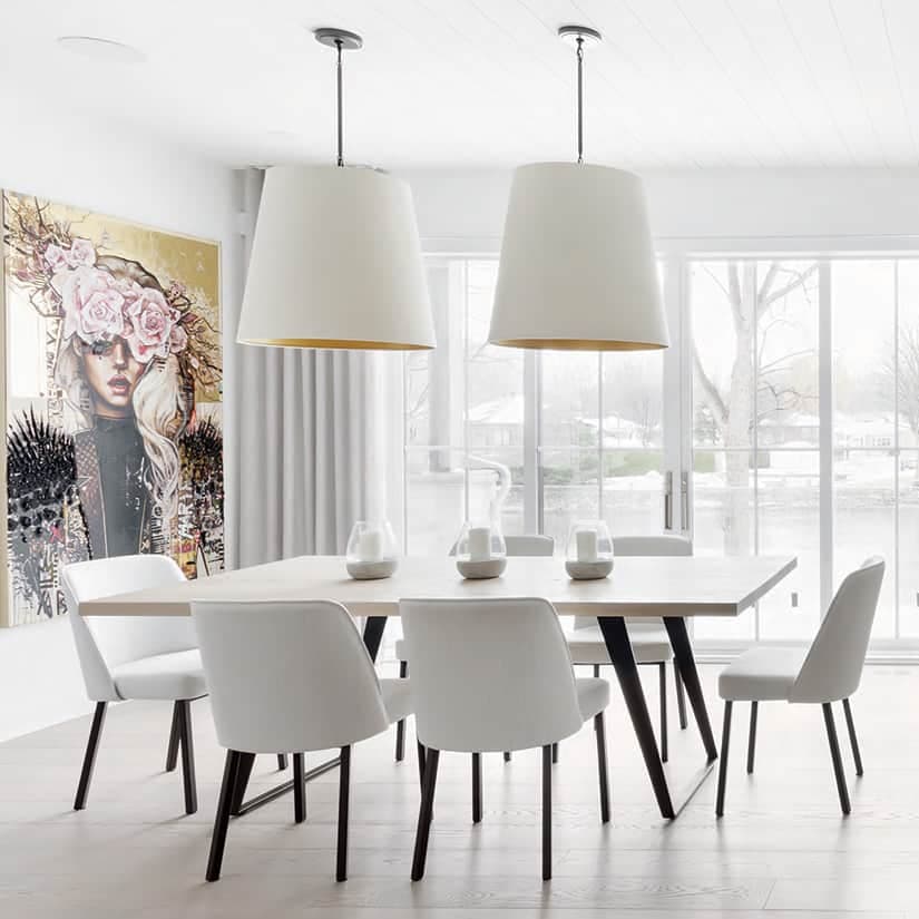 Maison farmhouse moderne, éloge du blanc