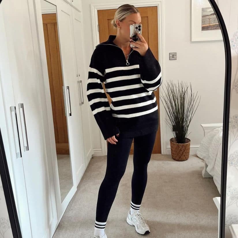 Porter le legging au bureau avec style