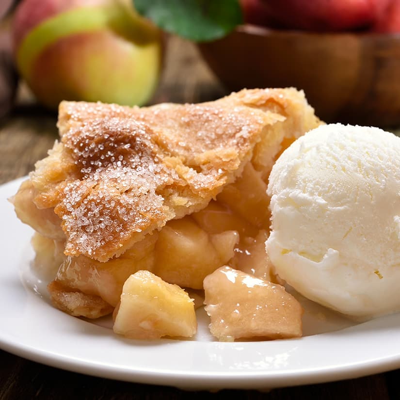 Tarte aux pommes classique à la cannelle