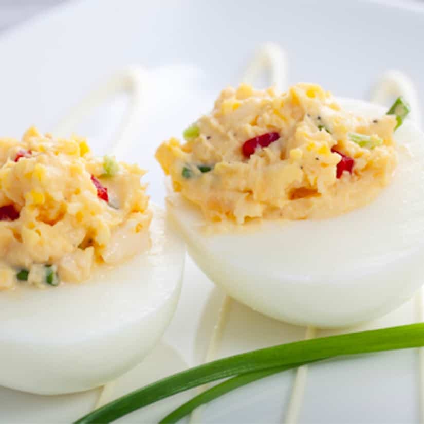 Oeufs farcis à l'américaine