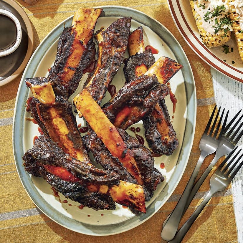 Côtes levées de bœuf à l’ail