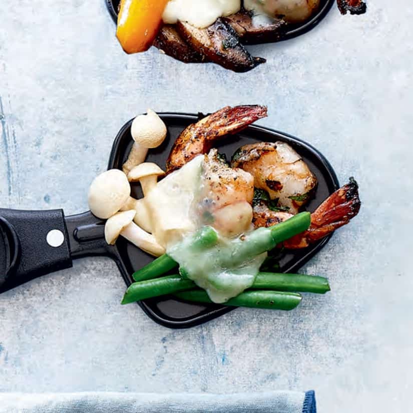 Crevettes à l'anis pour raclette