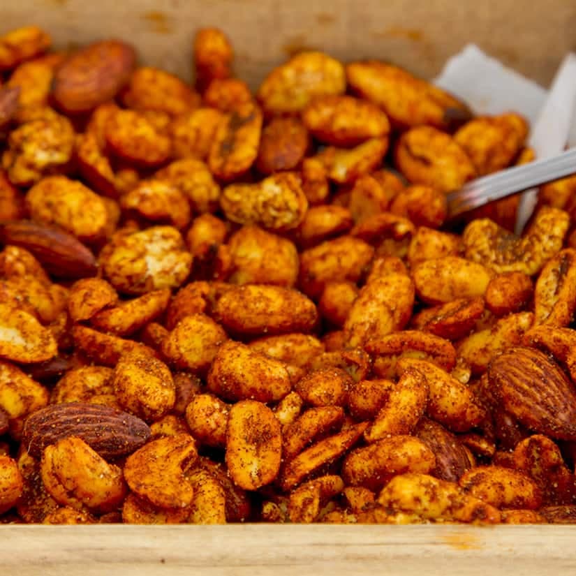 Noix de cajou épicées à l'indienne