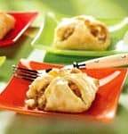 Chaussons aux pommes et à la pâte d'amandes