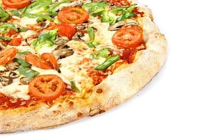 Pizza végé aux épinards et au feta