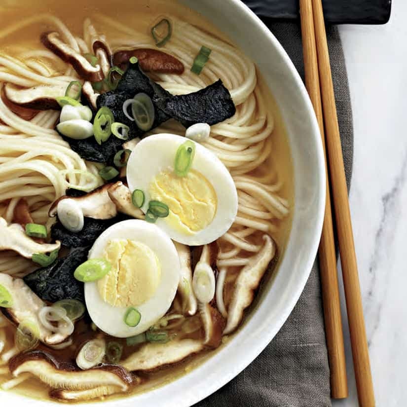 Soupe ramen végétarienne