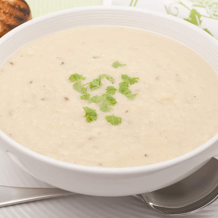 Potage au chou-fleur