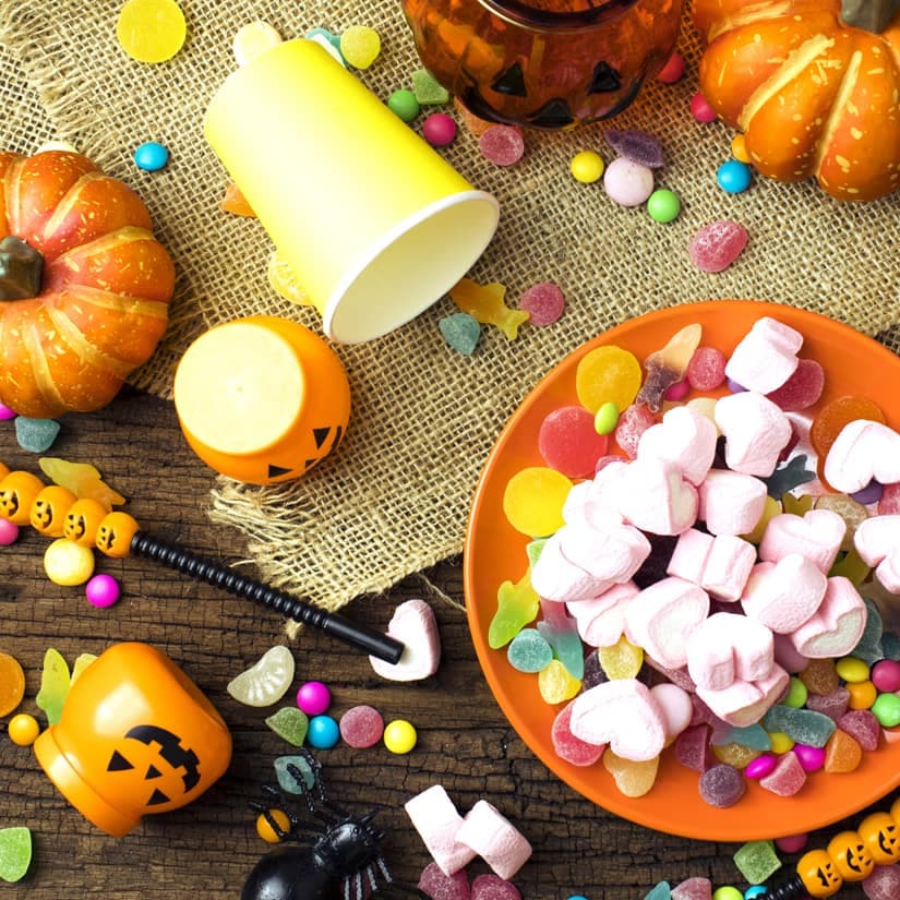 Ranger les bonbons après l’Halloween