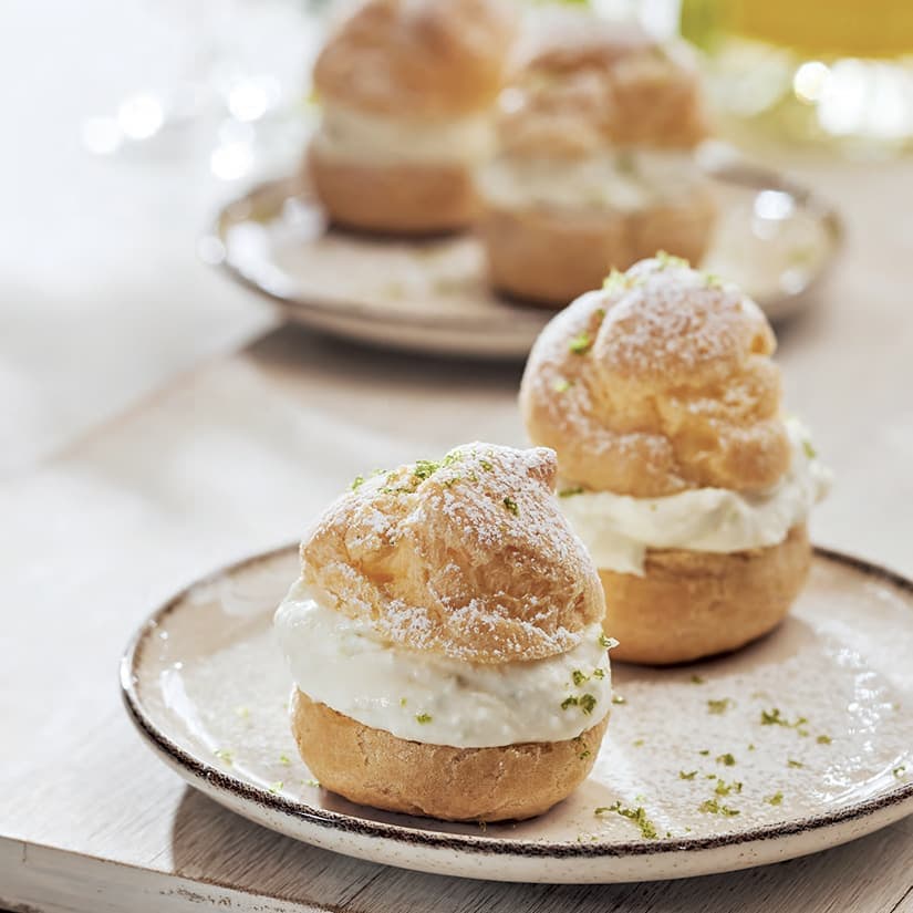 Profiteroles à la lime