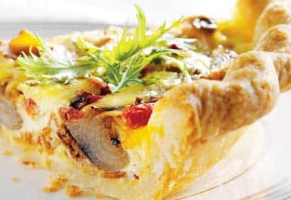Quiche au bacon et au gouda