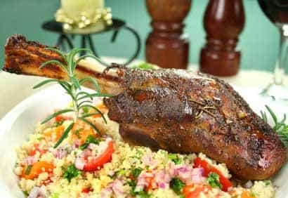 Gigot d'agneau à la broche