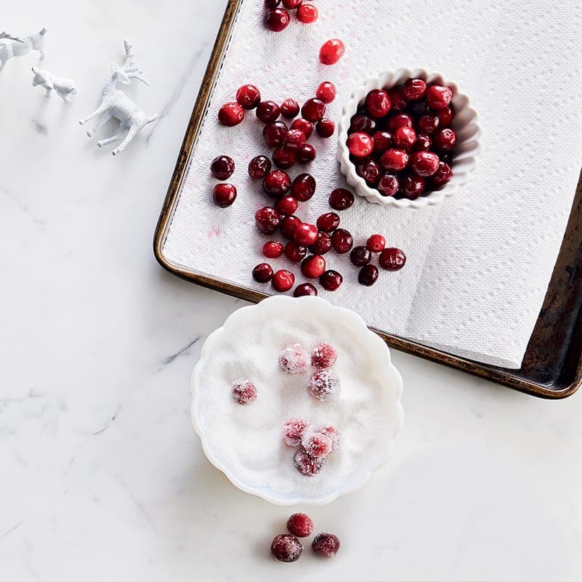 Canneberges givrées