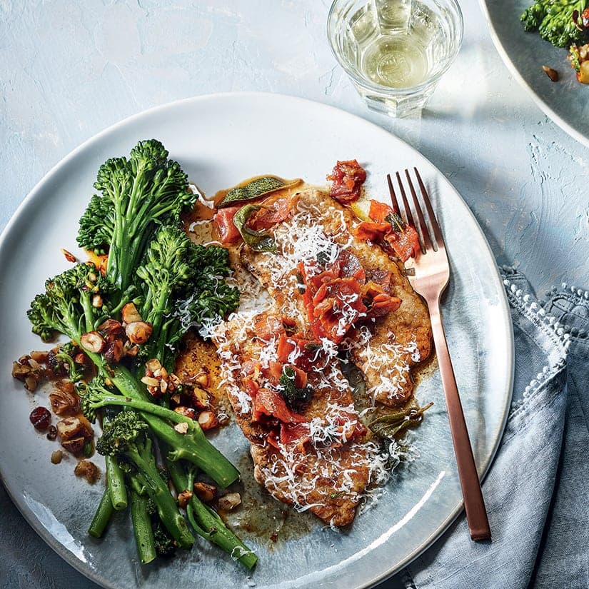 Escalopes de veau saltimbocca
