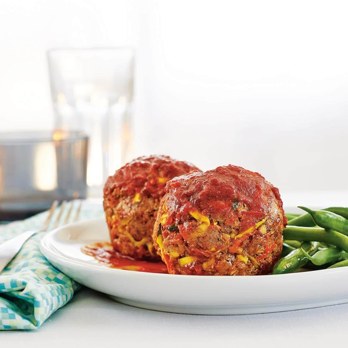 Petits pains de viande à la sauce barbecue