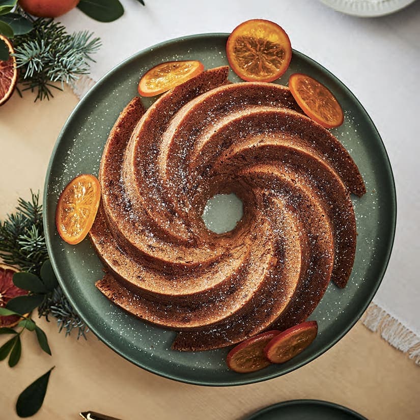 Gâteau Bundt à l’orange confite