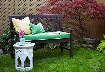 Objets pour décorer notre cour