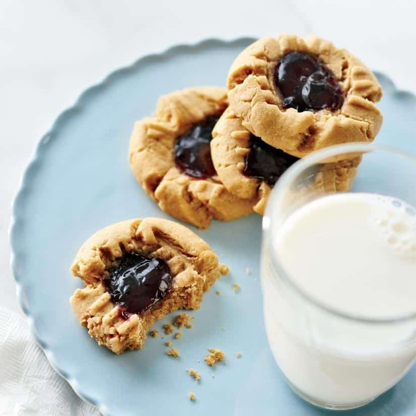 Biscuits beurre d'arachides & gelée de raisins