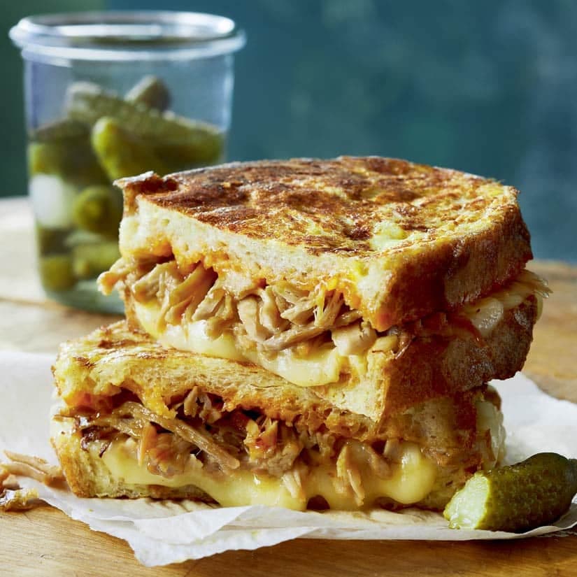 Sandwichs fondants au porc effiloché