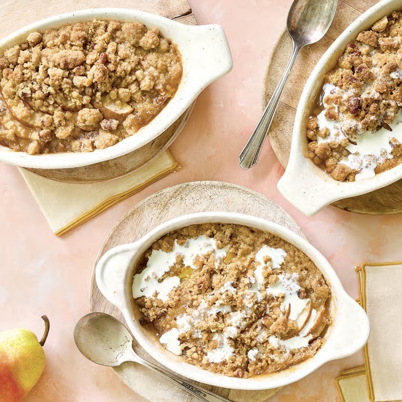 Croustade aux poires et aux épices