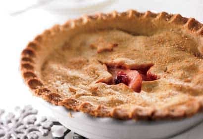 Tarte aux poires et aux canneberges