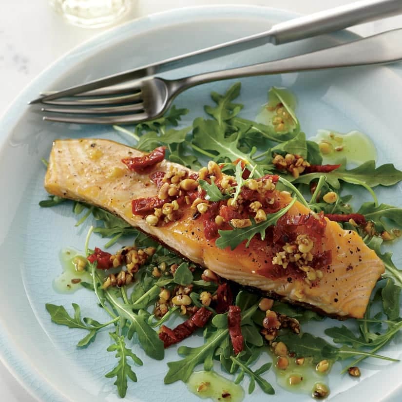 Filets de saumon à l'unilatérale