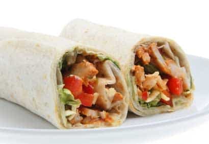 Sandwichs roulés au poulet à la cajun