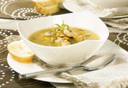 Chaudrée de maïs au dindon