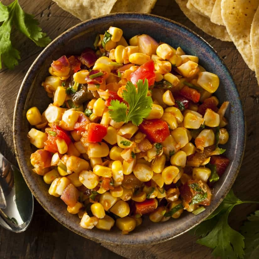 Pico de gallo au maïs