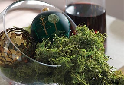 Table des fêtes inspirée de la nature