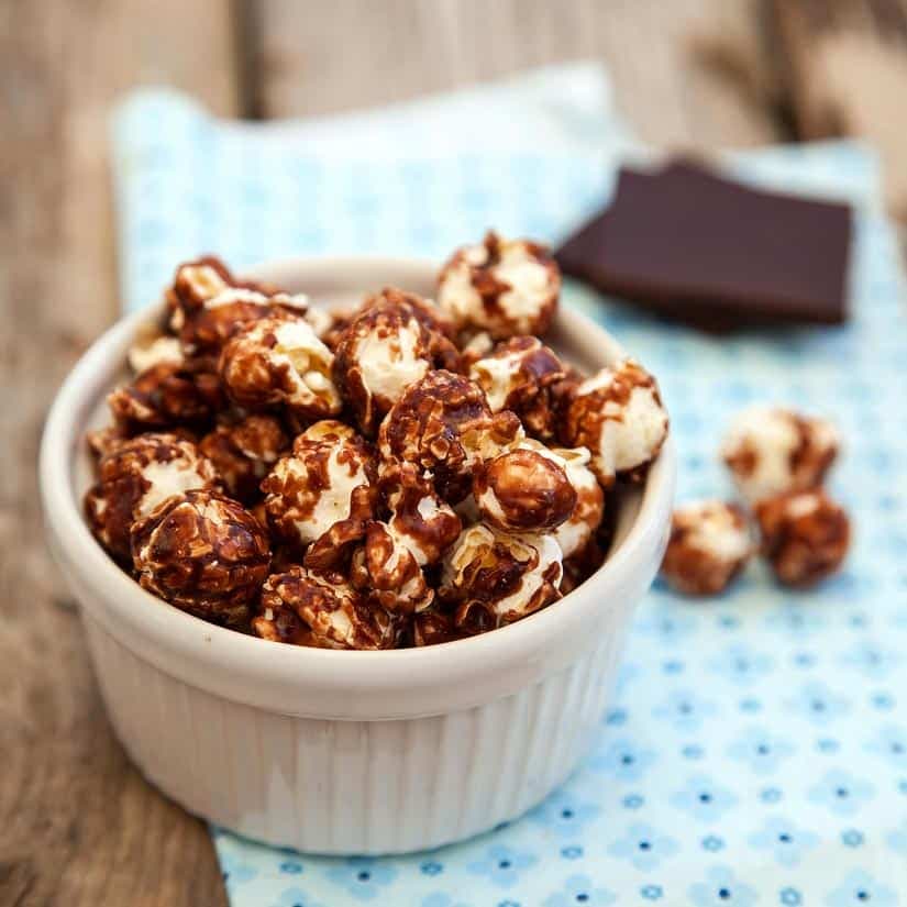 Popcorn au chocolat