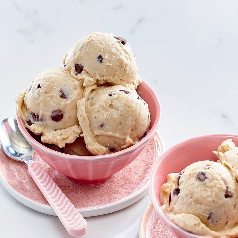 Nice cream au chocolat végétalienne