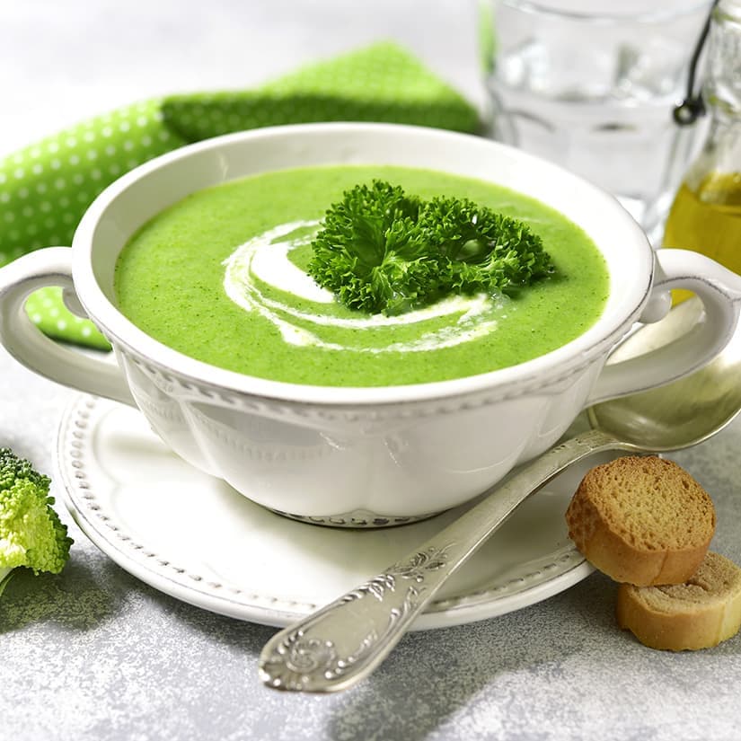 Potage au brocoli