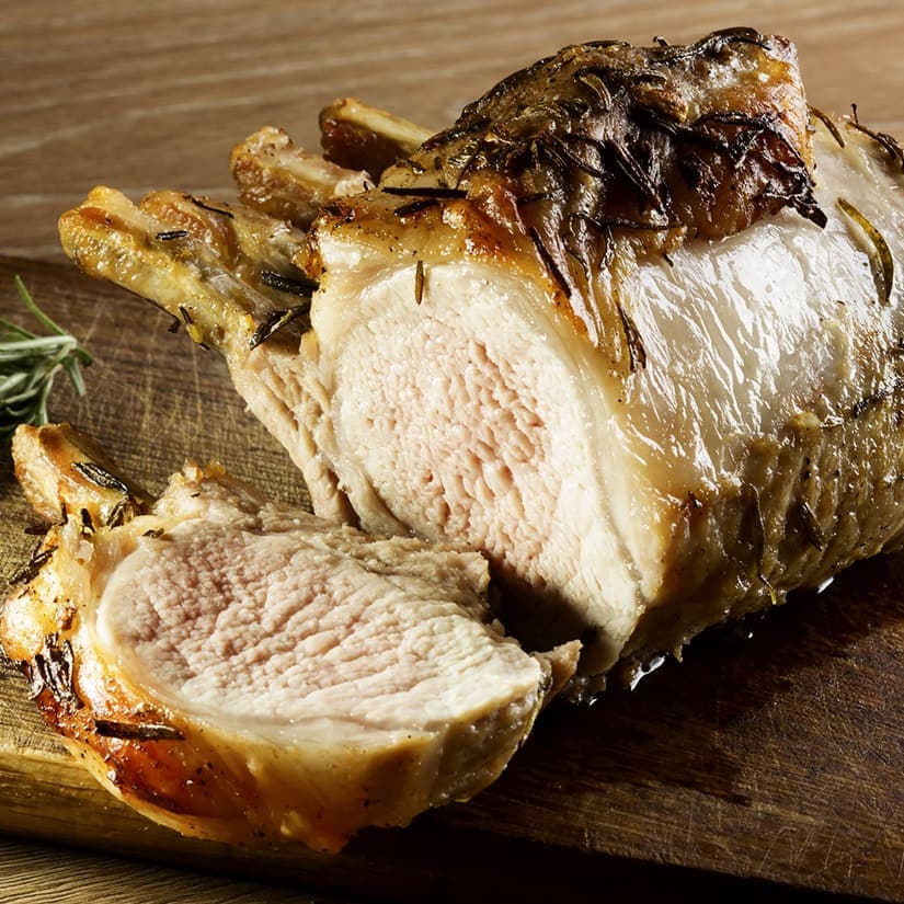 Carré de veau à la moutarde et au miel