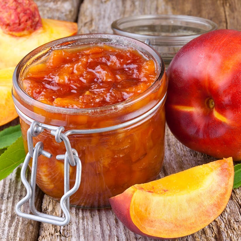 Compote de pêches au beurre