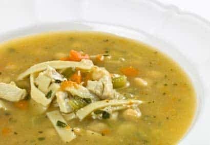 Soupe aux pois chiches et au cumin