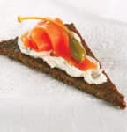 Triangles au saumon fumé