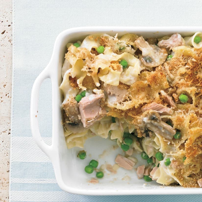 Nouilles au thon gratinées