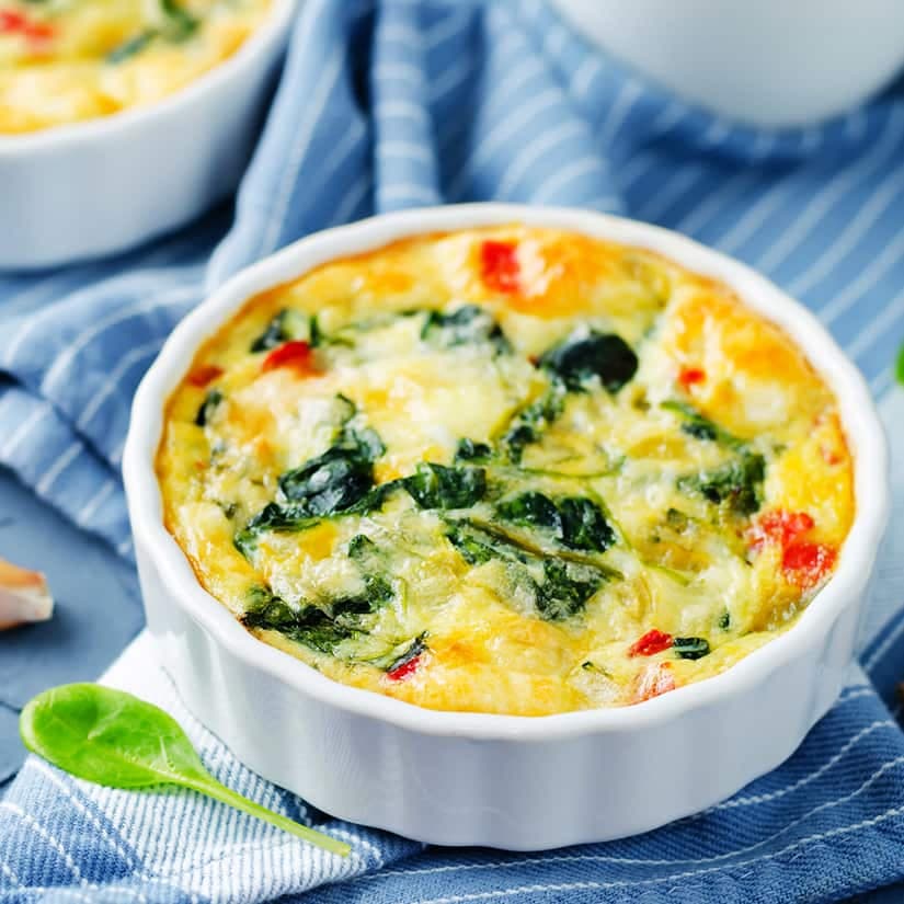 Frittata aux légumes du jour